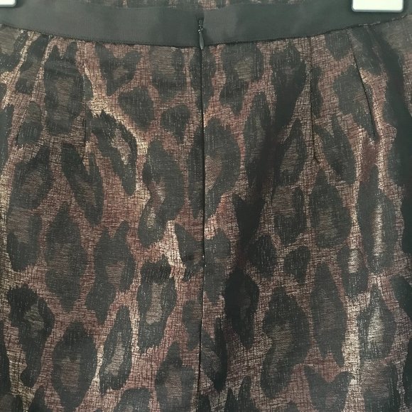 Ann Taylor Leopard Print Skirt (NWT) - Picture 7 of 13